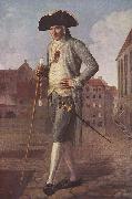 Johann Carl Wilck Portrait des Barons Rohrscheidt oil painting